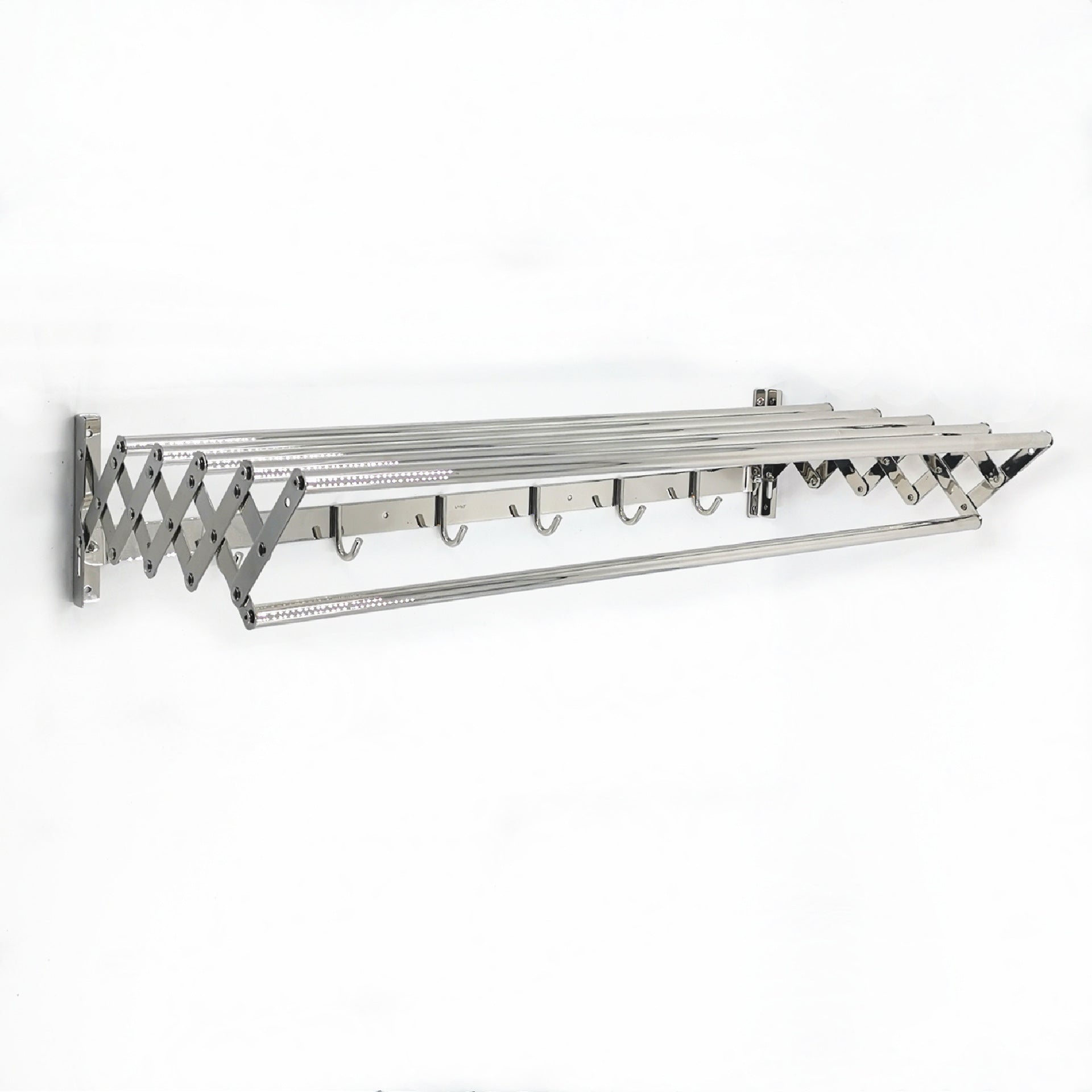 Expandable Stainless Steel Bathroom Towel Rack.