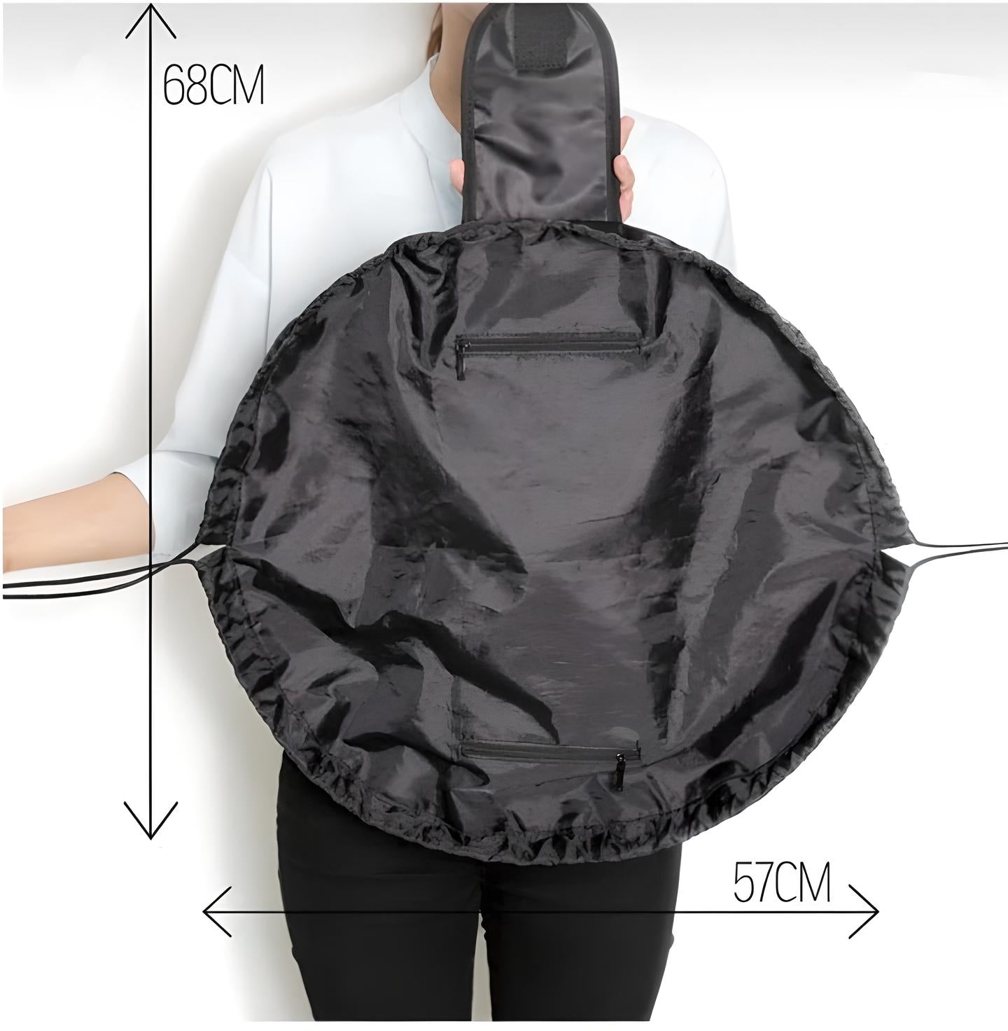 Drawstring Travel Makeup Pouch – Portable Waterproof Cosmetic Bag