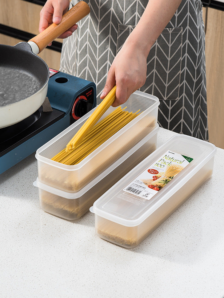 Airtight Long Food Storage Container – 2.2L Slim Plastic Box for Pantry Organisation