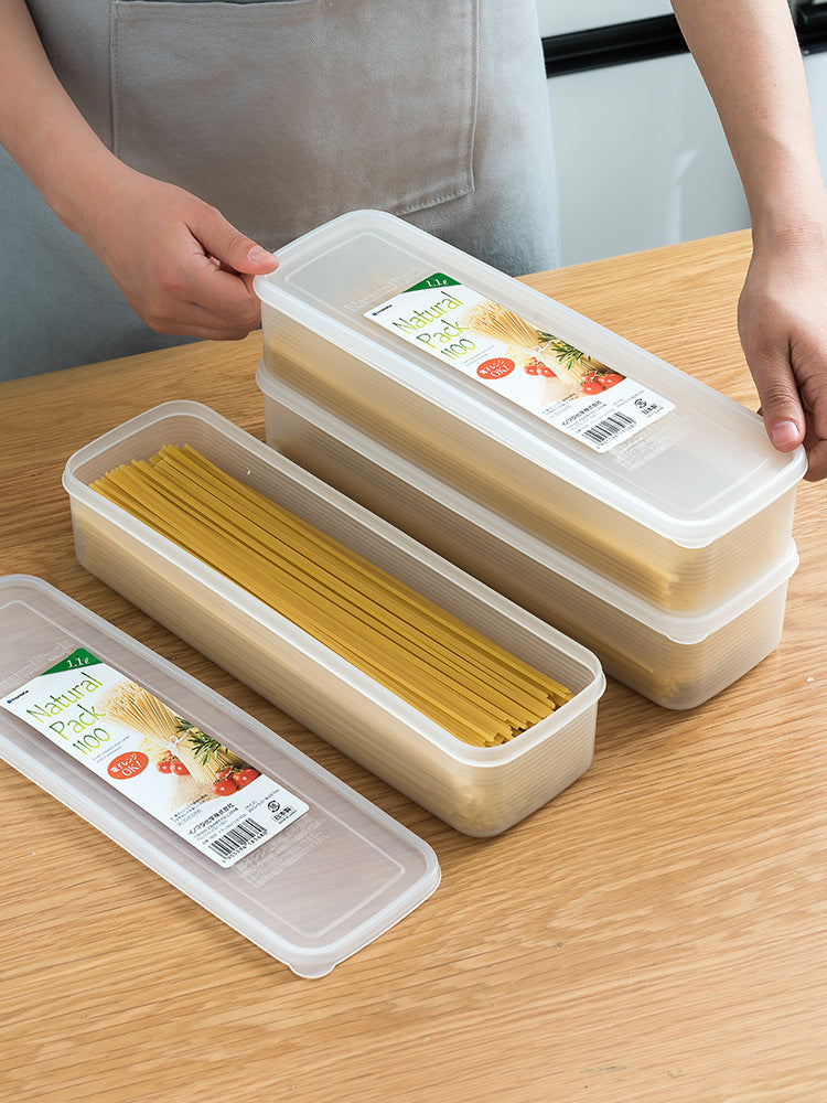 Airtight Long Food Storage Container – 2.2L Slim Plastic Box for Pantry Organisation