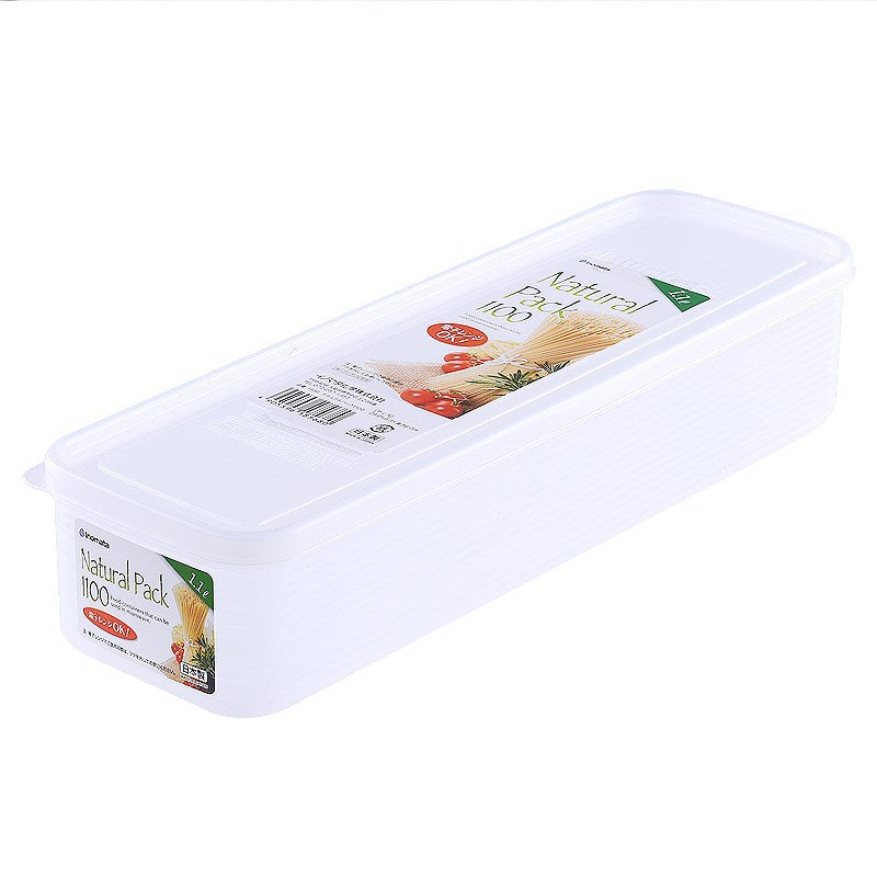 Airtight Long Food Storage Container – 2.2L Slim Plastic Box for Pantry Organisation