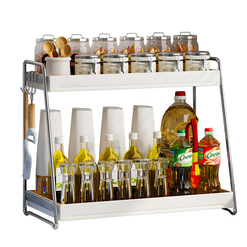 2-Tier Steel Kitchen Storage Rack.