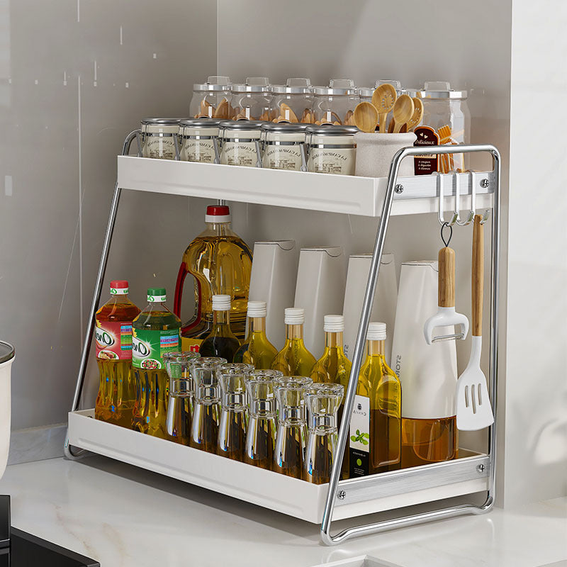 2-Tier Steel Kitchen Storage Rack.