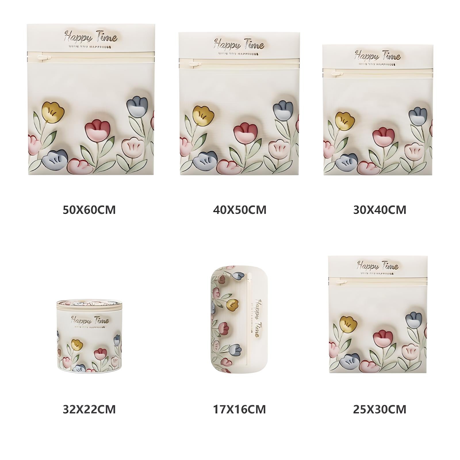 Set of 6 Laundry Wash Bags.