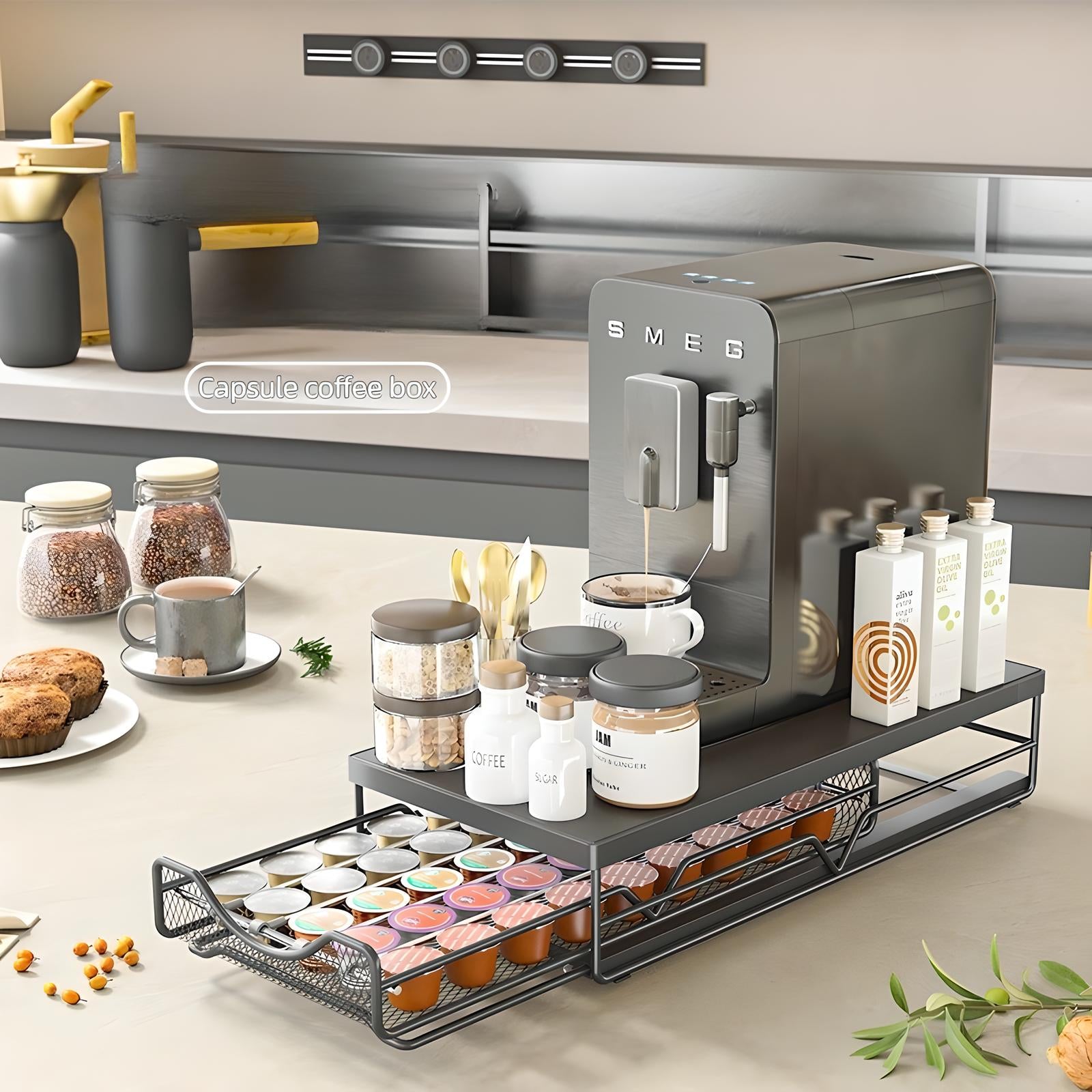 Multi-Functional Coffee Pod Storage Drawer