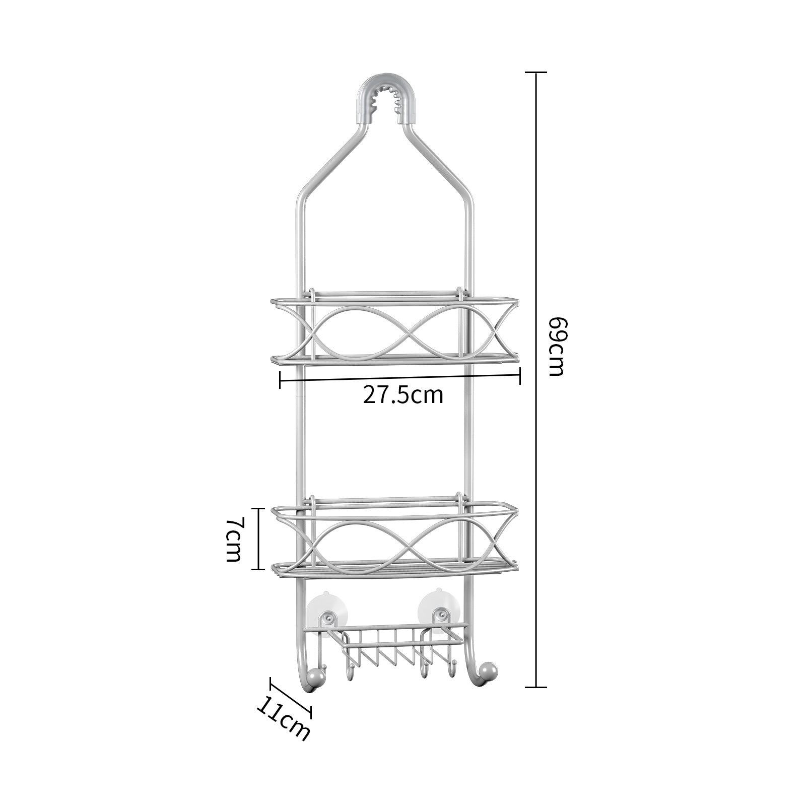 Shower Caddy Hanging Storage Organizer.