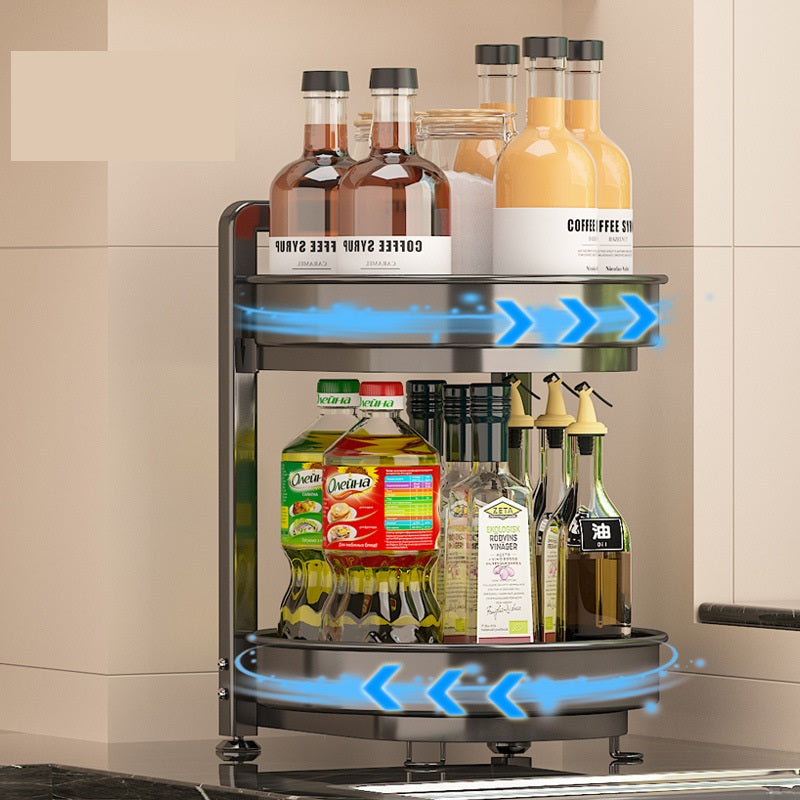 Corner Kitchen Shelf - Rotating & Space-Efficient – J&J Home