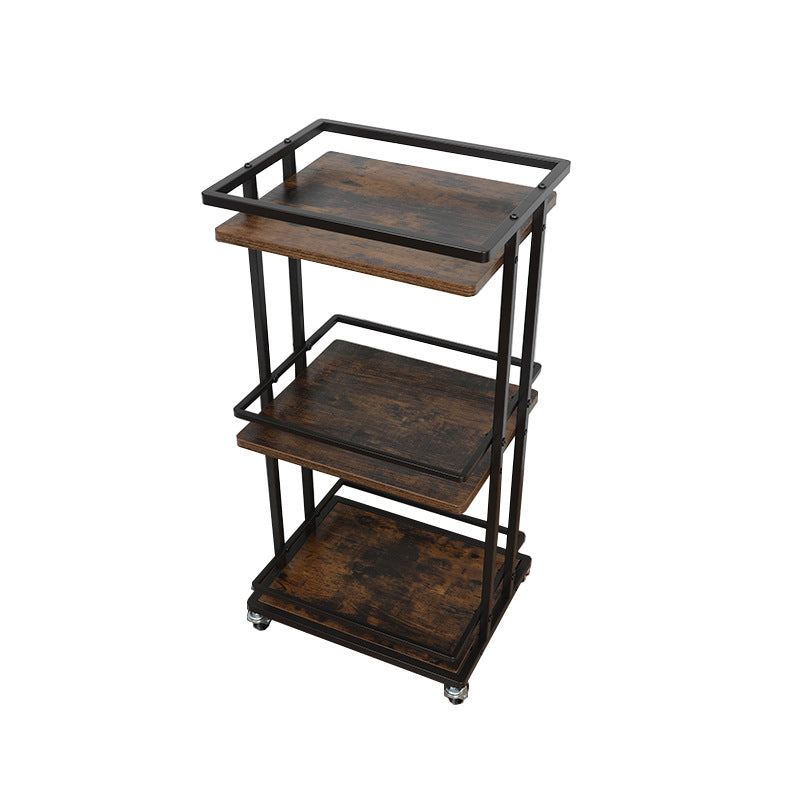 3 Tier Vintage Industrial Rolling Rack.