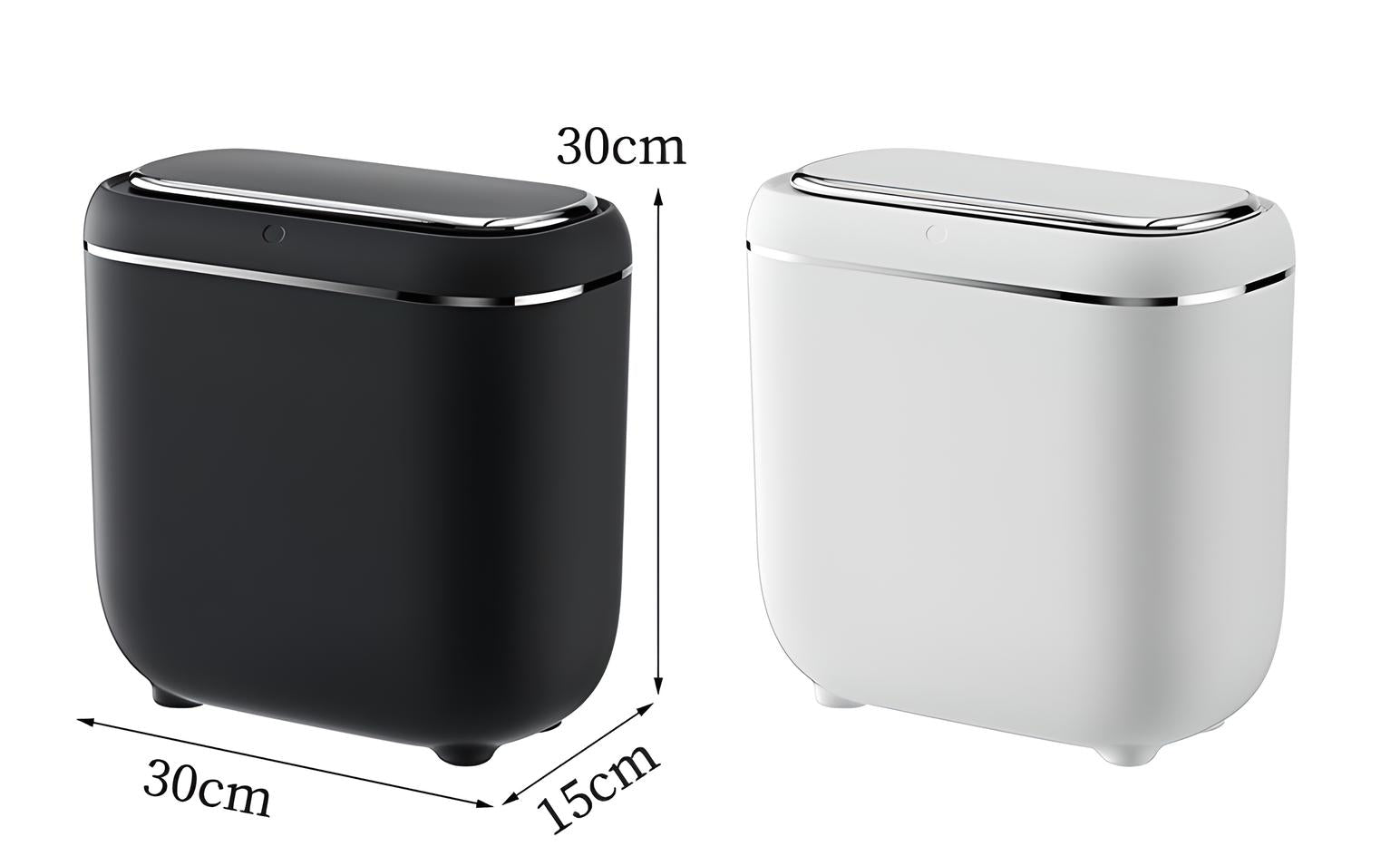 14L Smart Sensor Trash Bin with Automatic Lid and Water-Resistant Design