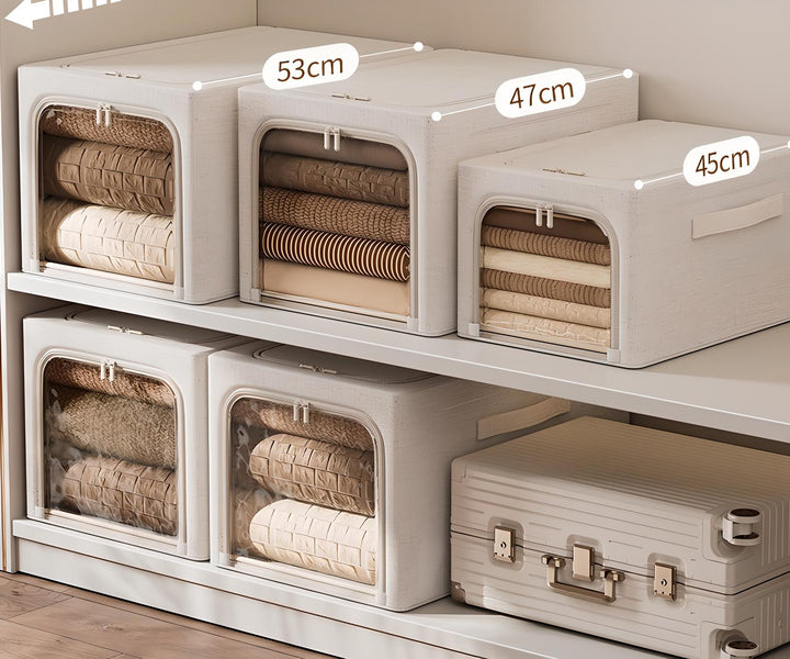 Wardrobe Slimline Foldable Clothes Storage Box