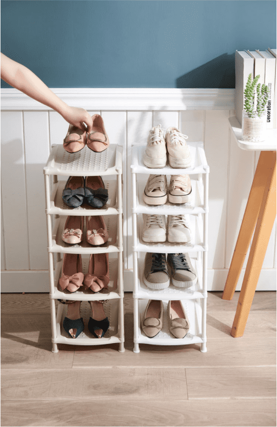 10 Tier Vertical Shoe Rack - Space-Saving Storage Organizer – J&J Home