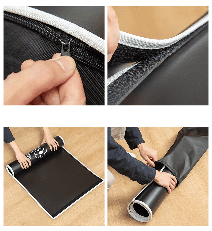 Plastic round basket.