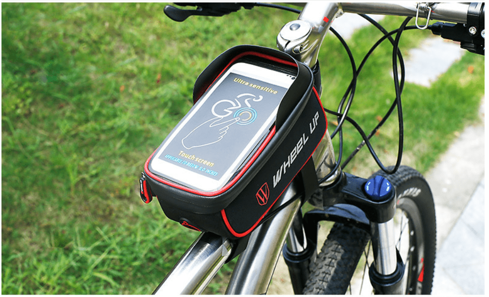 Wheel Up Waterproof Bike Portable Storage Bag Middle Bar Attach.