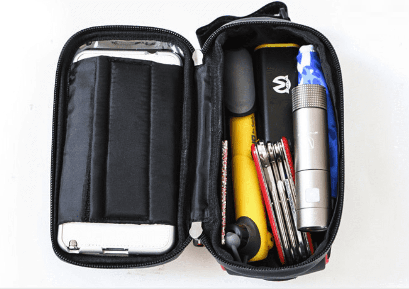 Wheel Up Waterproof Bike Portable Storage Bag Middle Bar Attach.