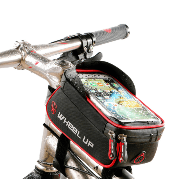 Wheel Up Waterproof Bike Portable Storage Bag Middle Bar Attach.