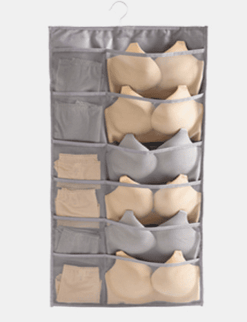 Dual-Sided Space Saving Hanging pockets.