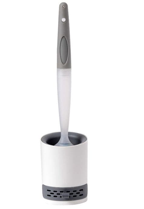PP TPR Toilet Brush with Built-In Spray Liquid Function